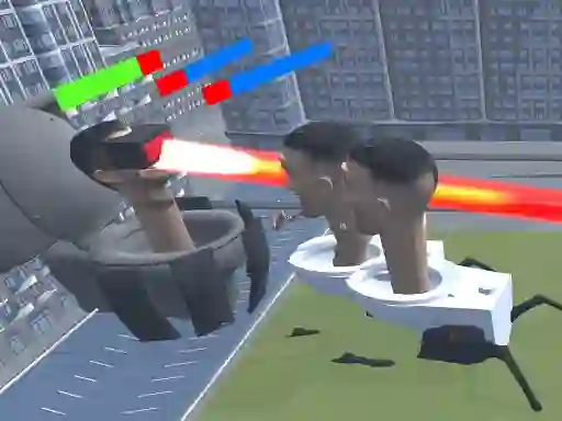 Spel Skibidi Toilet Monster Fight aanlyn