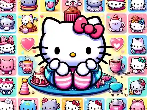 Spel Cute Kitty Memory Challenge aanlyn