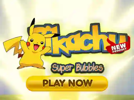 Spel Pikachu Super Bubbles aanlyn