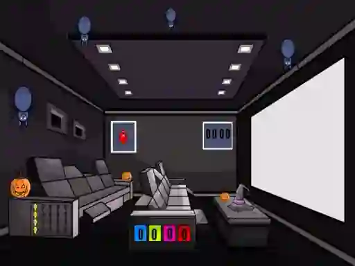 Spel Halloween Theatre Escape aanlyn