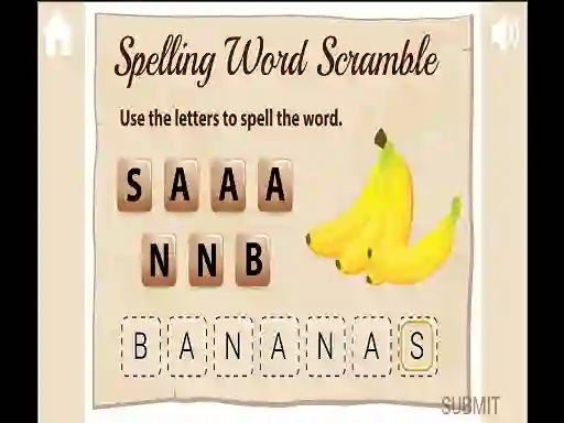 Spel Spelling Word Scramble aanlyn