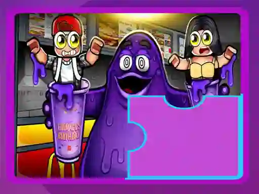 Spel Grimace Shake Puzzle aanlyn