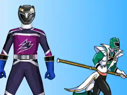 Spel Power Rangers Dressup aanlyn