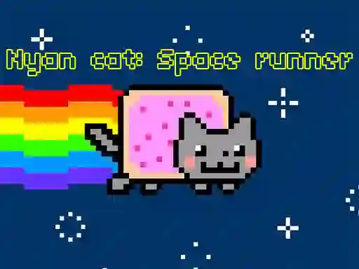 Spel Nyan Cat: Space runner aanlyn