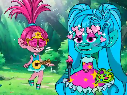 Spel Chibi Troll Fashion Maker aanlyn