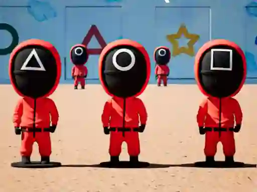 Spel Squid Game hide and seek aanlyn