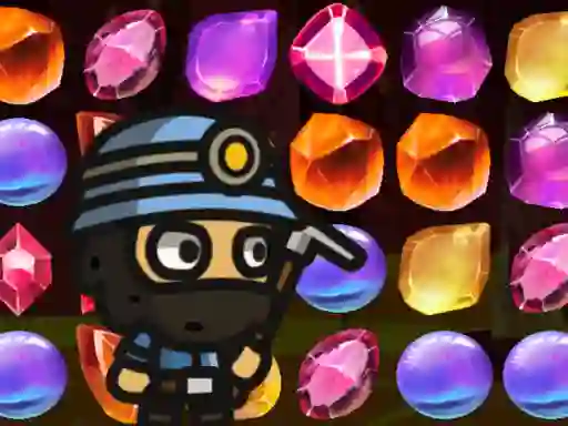 Spel GemMine Match 3 aanlyn