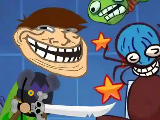 Spel TrollFace Jigsaw aanlyn