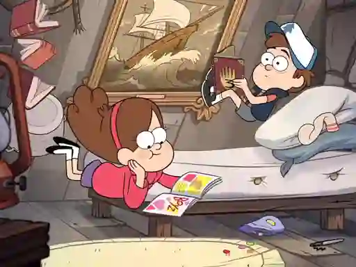 Spel Gravity Falls Slide aanlyn