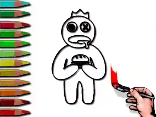 Spel Rainbow Friends Coloring Book aanlyn