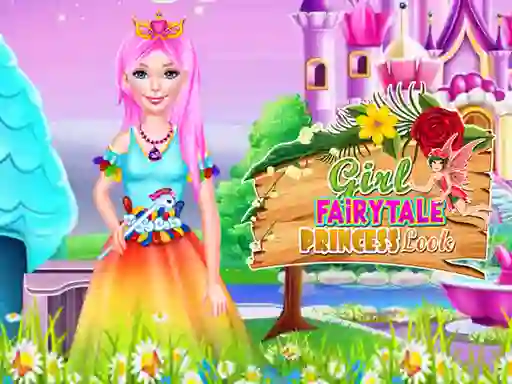 Spel Girl Fairytale Princess Look aanlyn