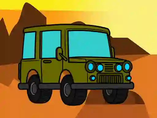 Spel Offroad Coloring Book aanlyn