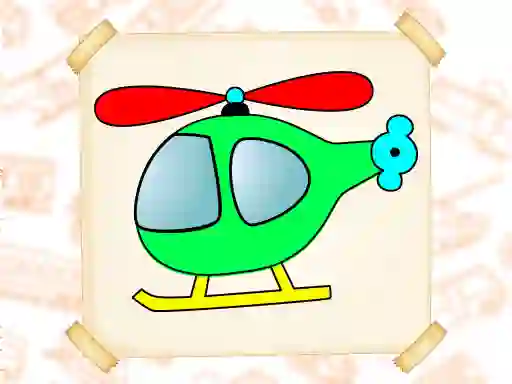 Spel Coloring Book Vehicles aanlyn