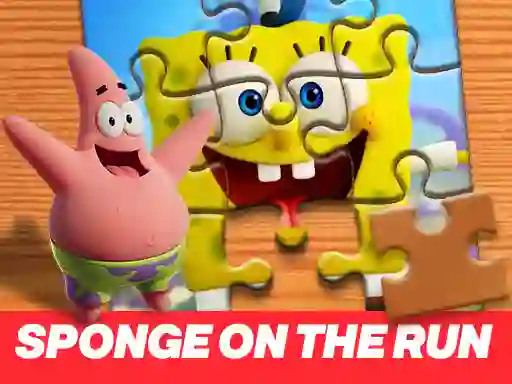 Spel Sponge on the Run Jigsaw Puzzle aanlyn