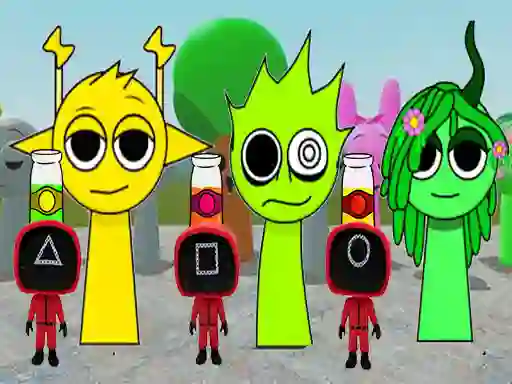 Spel Squid Sprunki Tap 2 aanlyn
