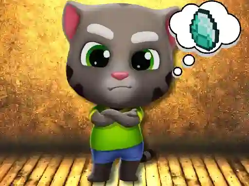 Spel Talking Tom Diamond Hunt aanlyn