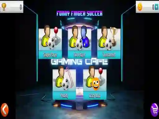 Spel Funny Finger Soccer aanlyn