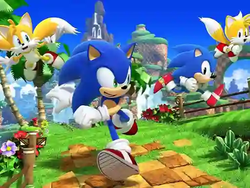 Spel Sonic Adventure Run aanlyn