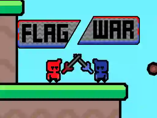 Spel Flag War aanlyn