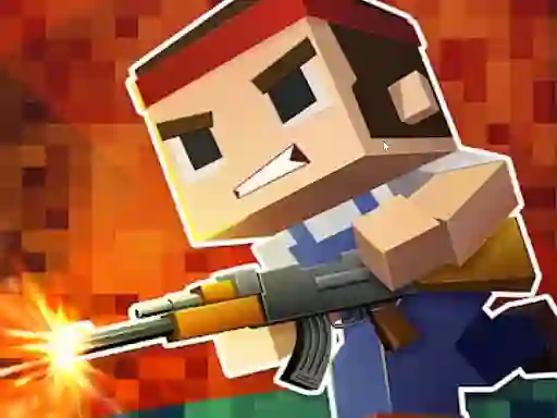 Spel Blocky Shooting Swat Multiplayer aanlyn