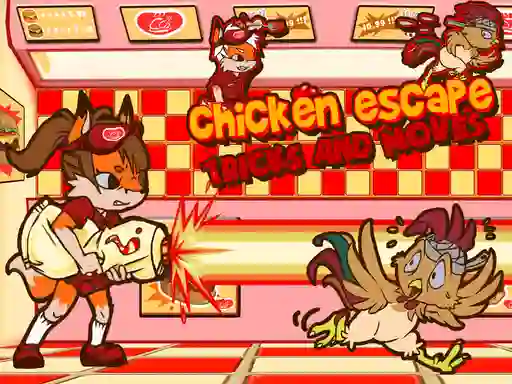 Spel Chicken Escape Tricks and moves aanlyn