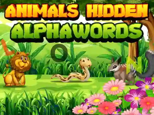 Spel Animals Hidden AlphaWords aanlyn