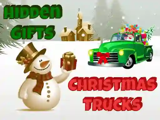 Spel Christmas Trucks Hidden Gifts aanlyn