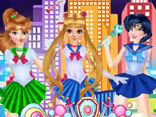 Spel Sailor Moon Cosplay Show aanlyn