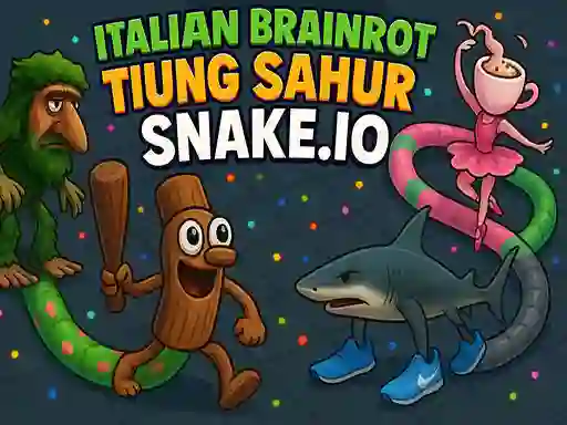 Spel Italian Brainrot Tung Sahur Snake.io aanlyn