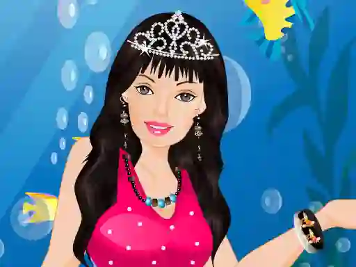Spel Barbie Mermaid Dressup aanlyn
