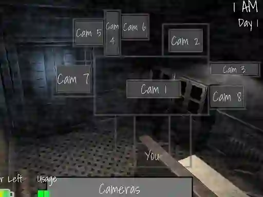 Spel Five Nights at Horror Games aanlyn