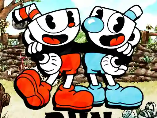 Spel Cuphead Run version aanlyn