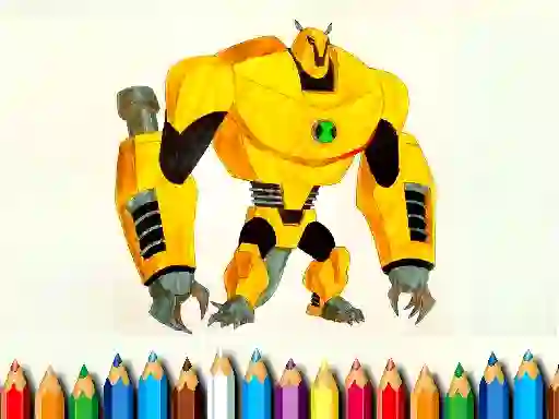 Spel Ben10 Monsters Coloring book aanlyn