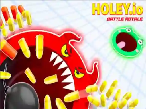 Spel Holey.io battle royale aanlyn