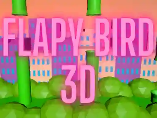 Spel Flapy Bird 3D aanlyn