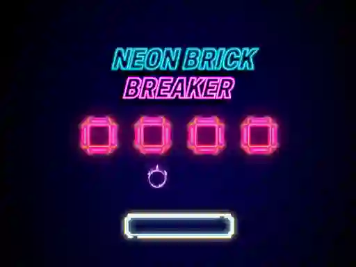 Spel Neon Brick Breaker aanlyn