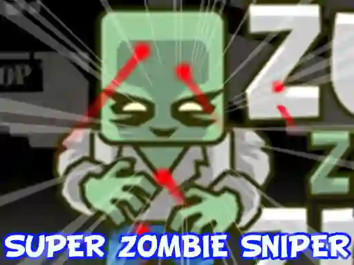 Spel Super Zombie Sniper aanlyn