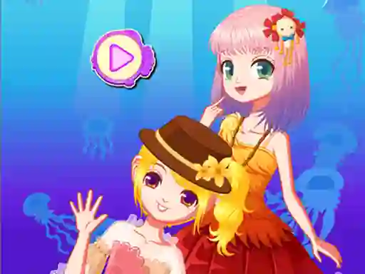 Spel Mermaid Princess Dress Up Salon aanlyn