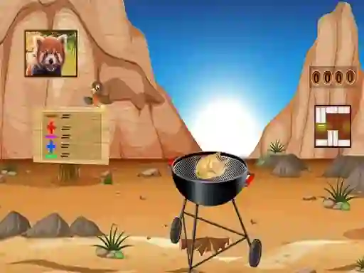 Spel Grill Chicken Escape aanlyn