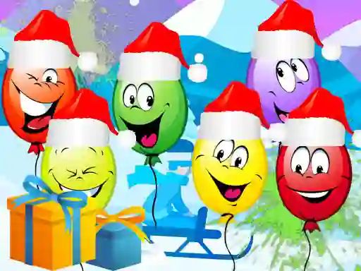 Spel Christmas Balloons Bursting aanlyn
