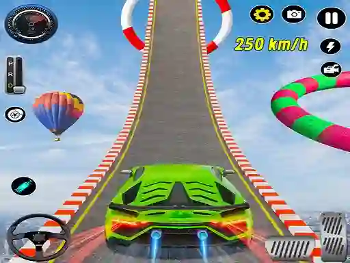 Spel Car Stunt Ramp Challenge aanlyn