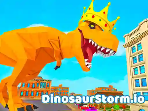 Spel DinosaurStorm.io aanlyn