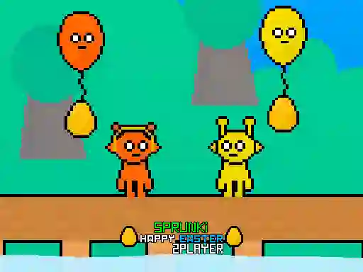 Spel Sprunki Happy Easter 2Player aanlyn