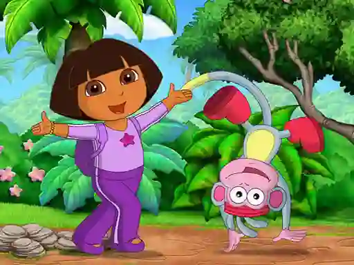 Spel Find 7 Differences Dora aanlyn