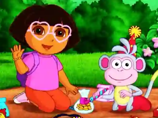 Spel Dora Kids Puzzles aanlyn