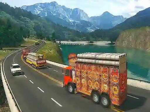 Spel Indian Cargo Truck Gwadar Port Game aanlyn