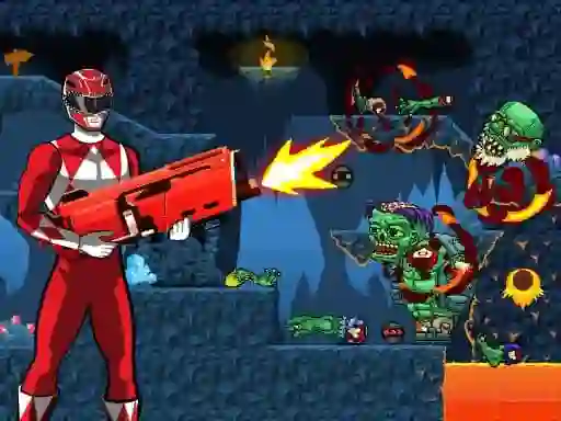Spel Power Rangers shoot Zombie aanlyn