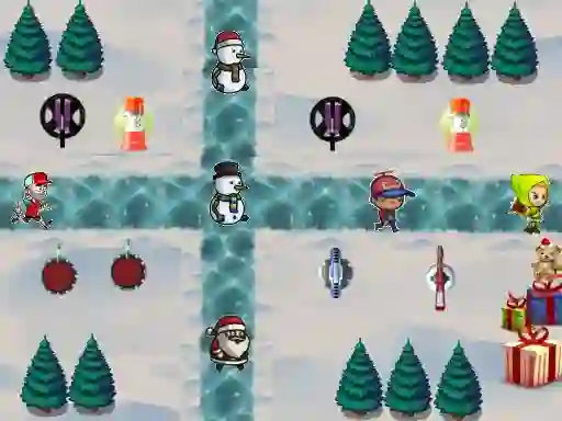 Spel Christmas Defense aanlyn