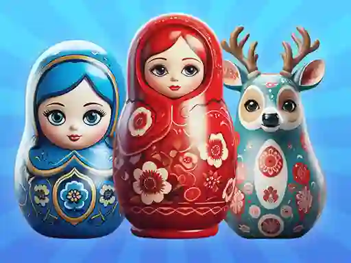 Spel Sort by Matryoshka Shelves! aanlyn