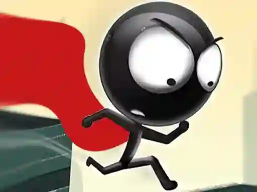 Spel Stickman Run aanlyn